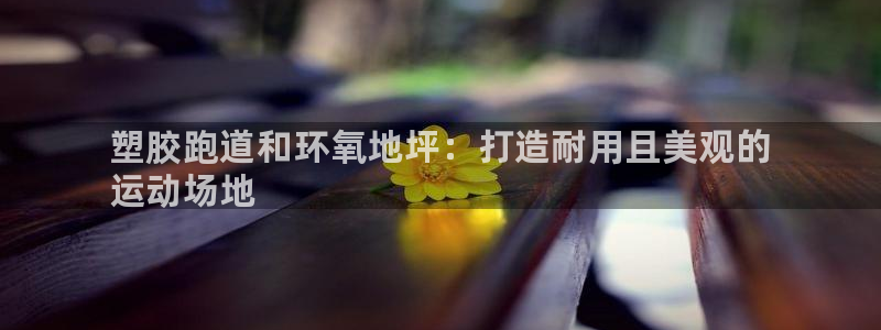 尊龙新版手机app下载:塑胶跑道和环氧地坪:打造耐用且美观的